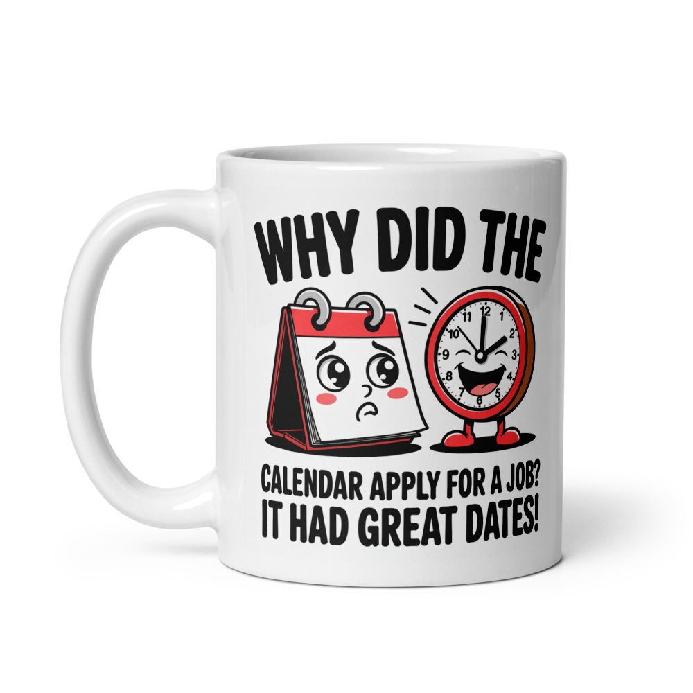 Calendar Job Interview Mug