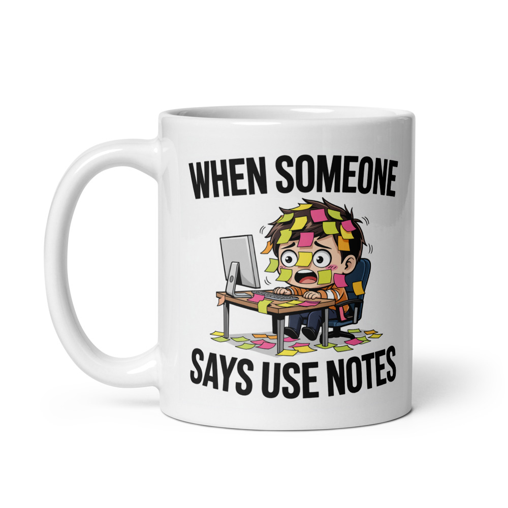 Sticky Note Apocalypse Mug
