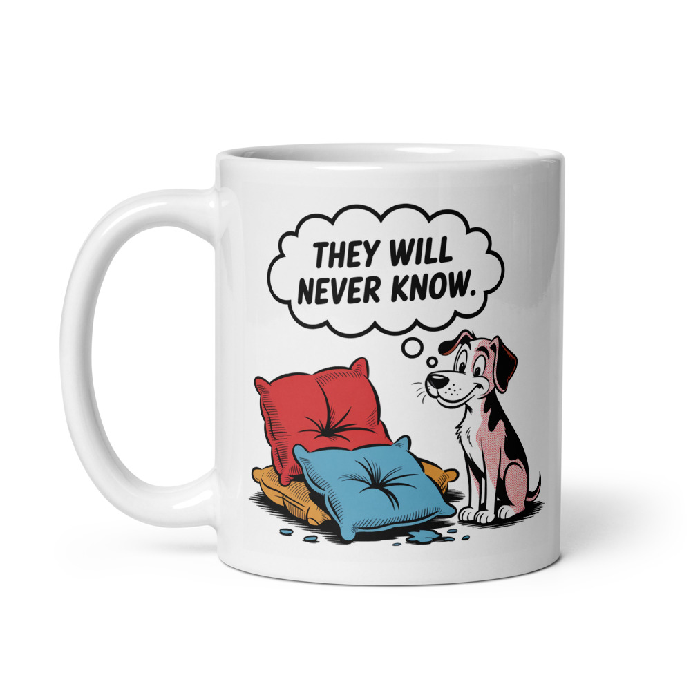 Guilty Dog Comic Mug