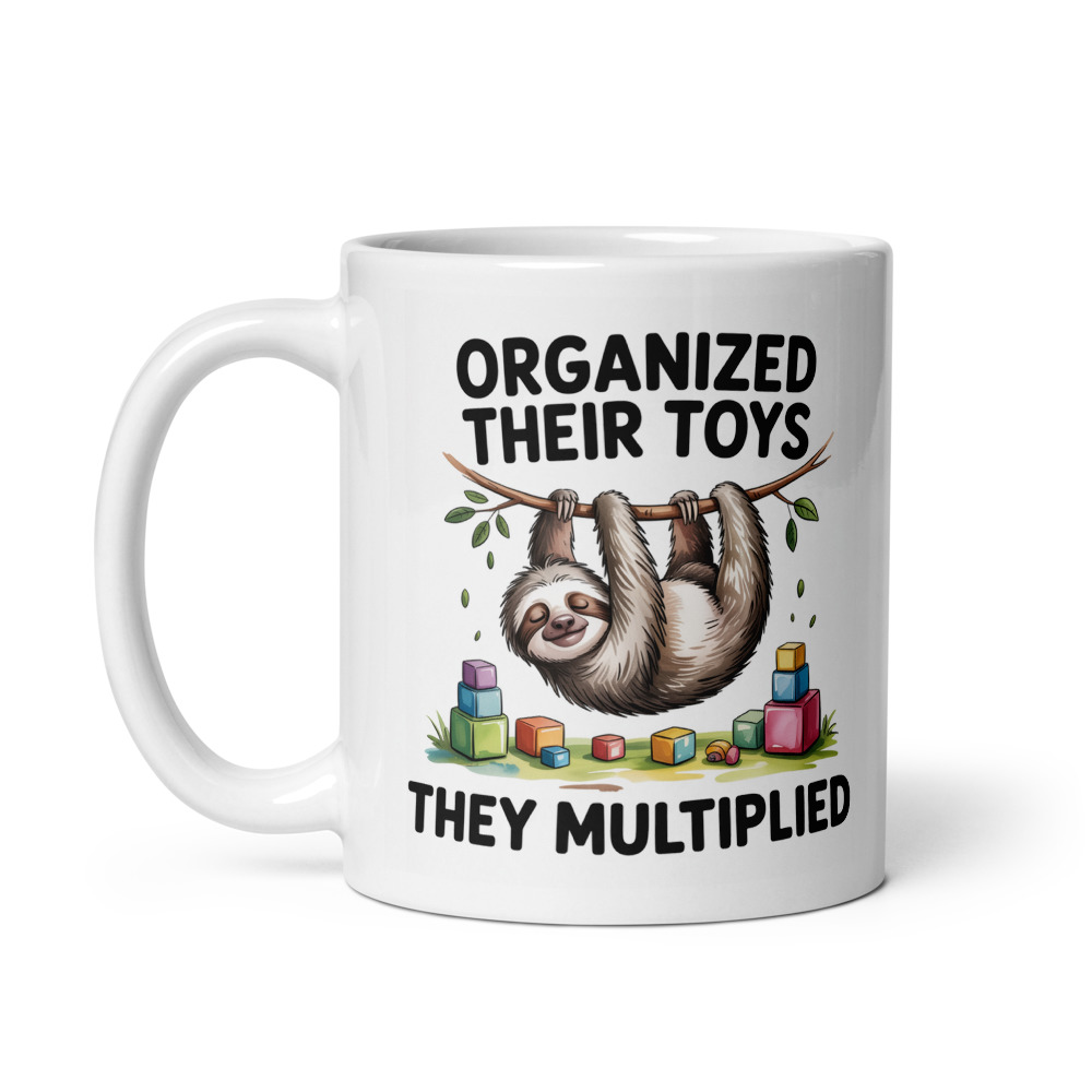 Toy Multiplication Sloth Mug