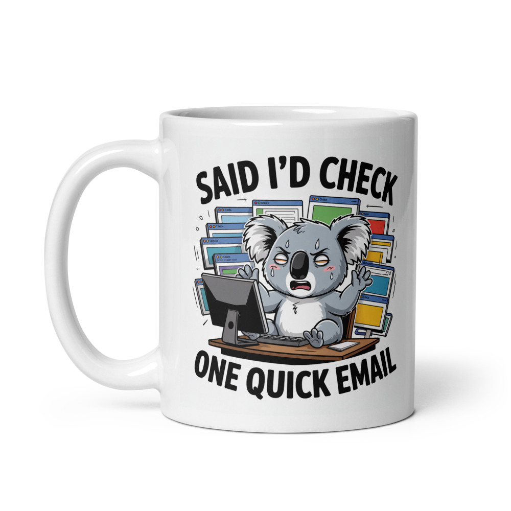 One Email Koala Spiral Mug