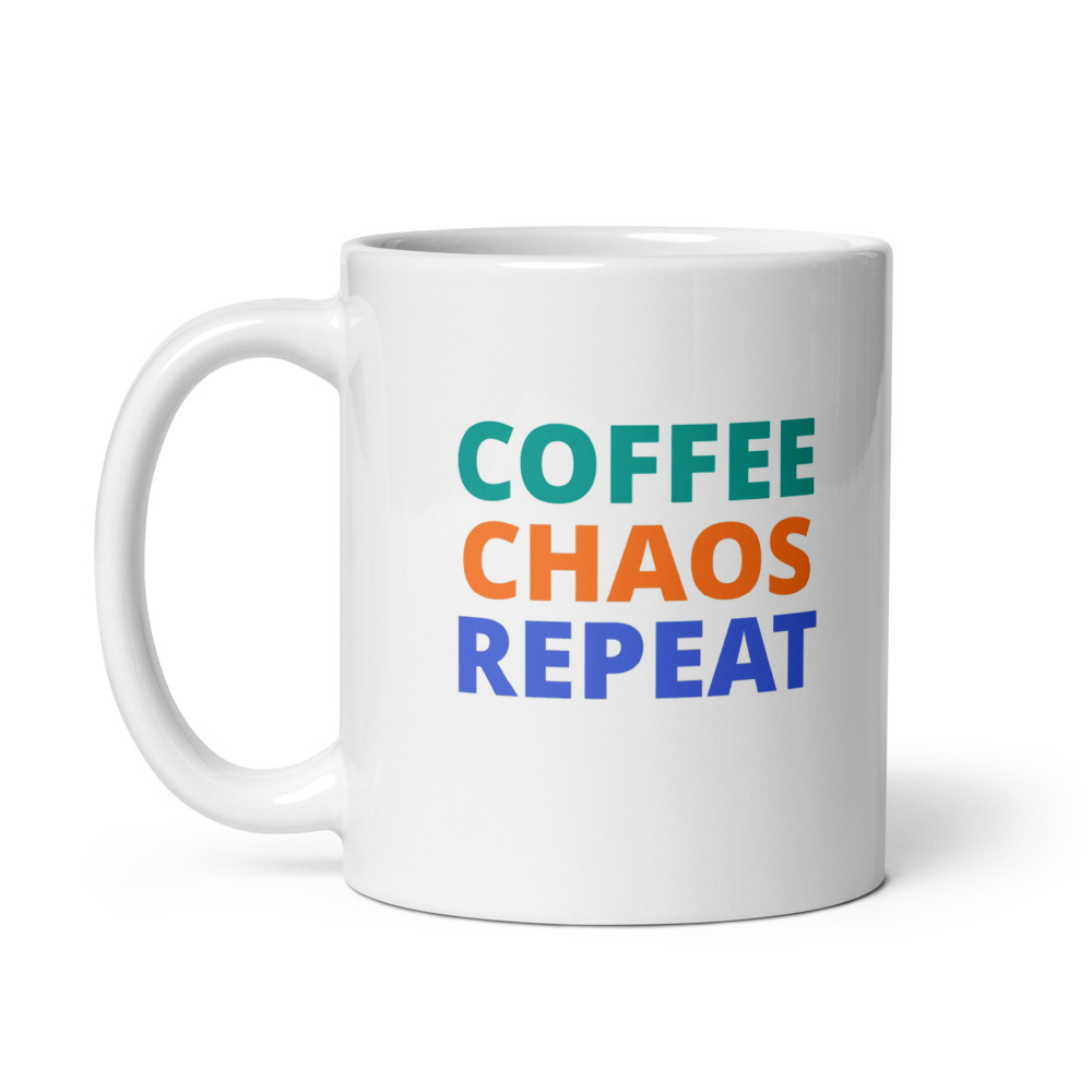 Coffee Chaos Repeat Mug