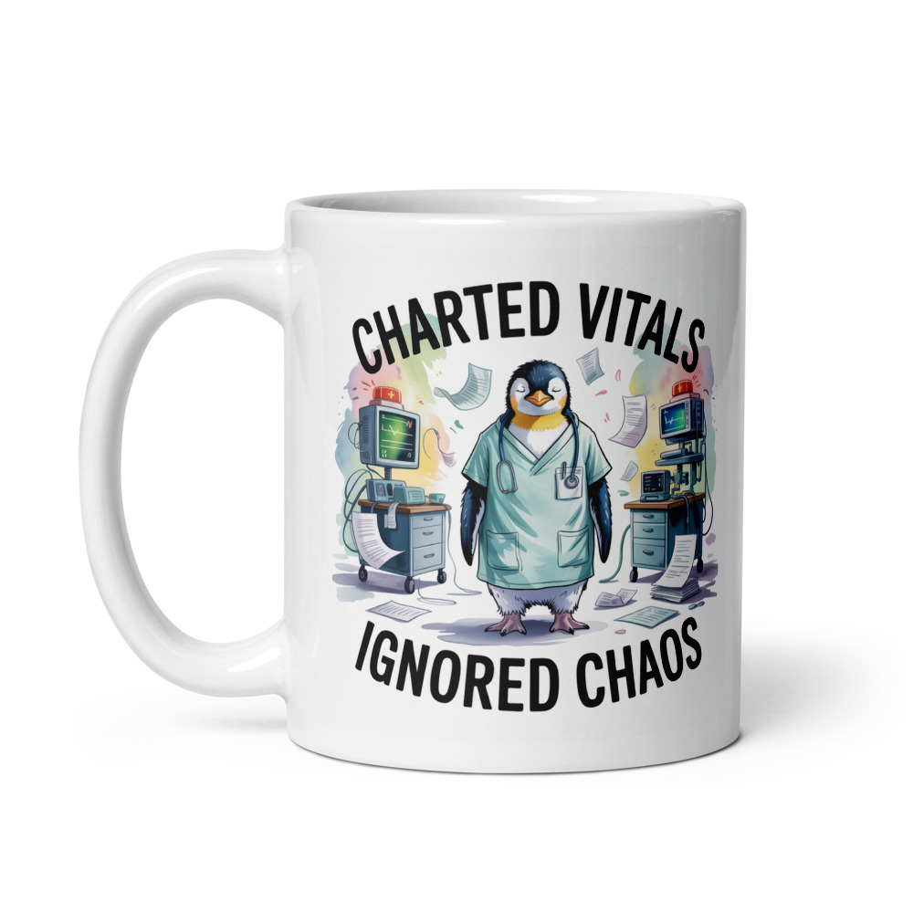 Charted Vitals Ignored Chaos Mug
