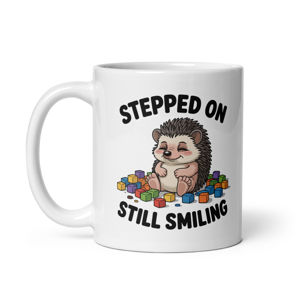 Stepped On Still Smiling Mug