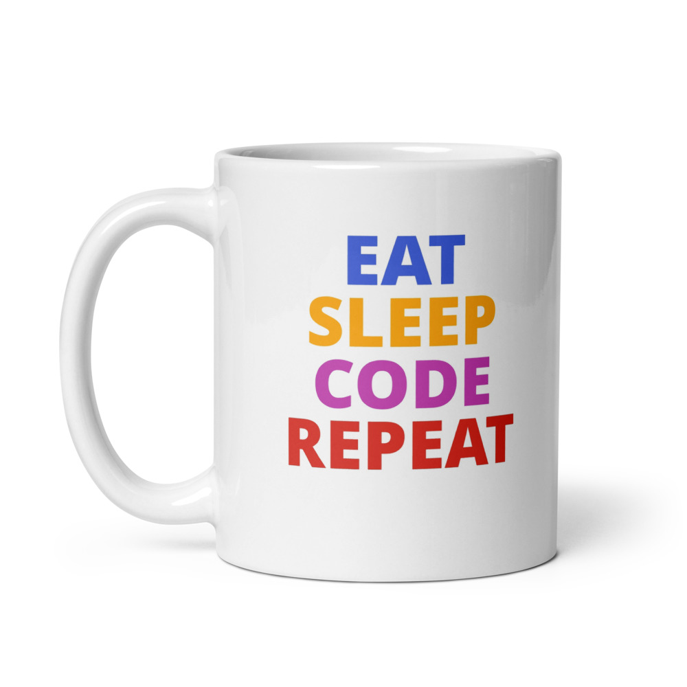 Eat Sleep Code Repeat Mug