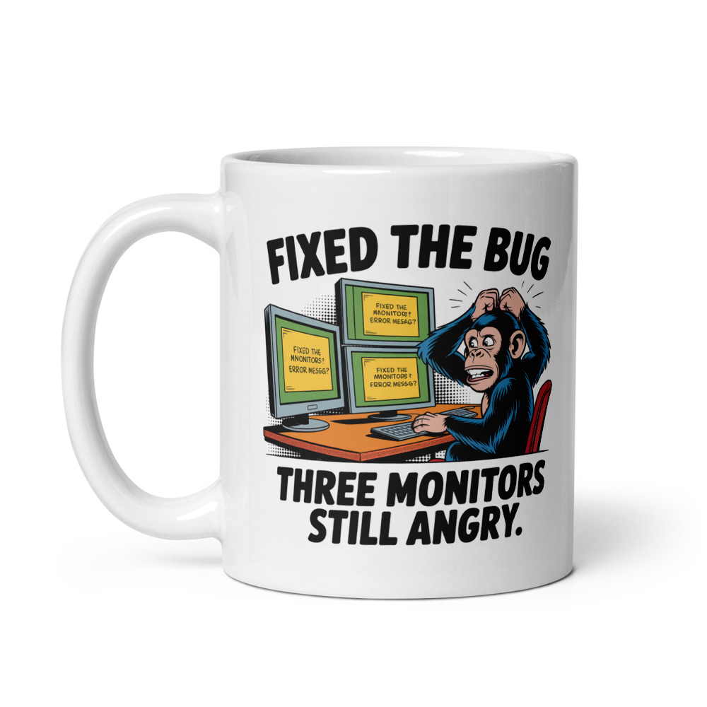 Fixed Bug Still Angry Mug