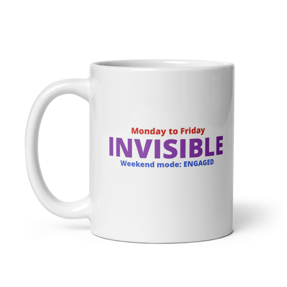 Invisible Monday Mug
