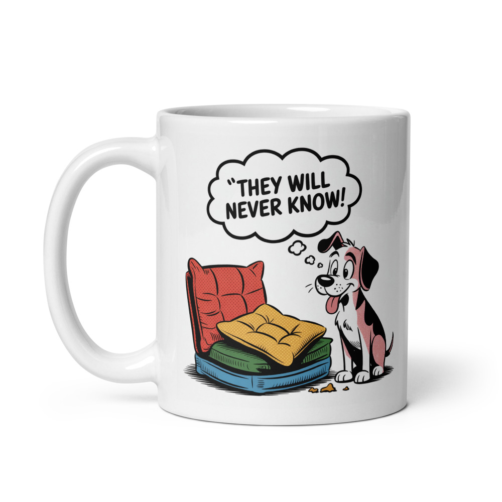 Guilty Dog Comic Mug