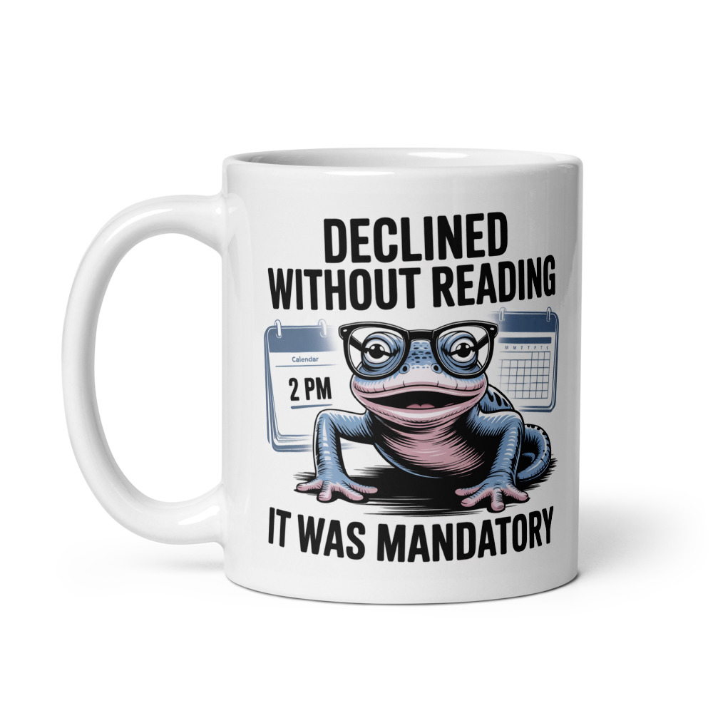 Calendar Invite Newt Mug