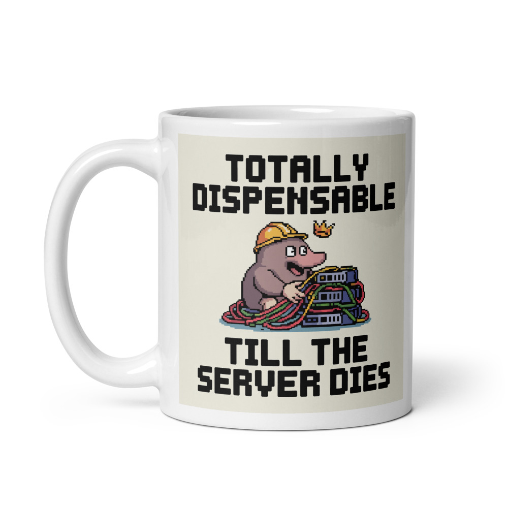 Server Crash Mole Mug