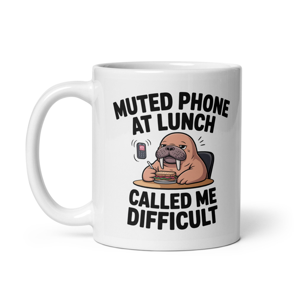 Lunch Break Walrus Mug