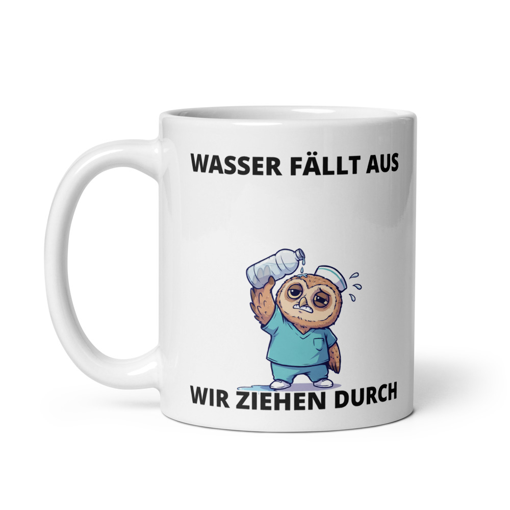 Wasser Fällt Aus Eule Tasse Mug
