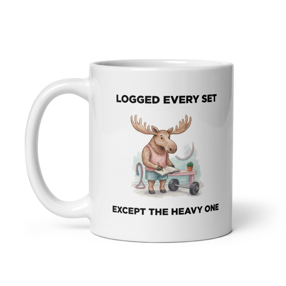 Logged Every Set Moose Mug
