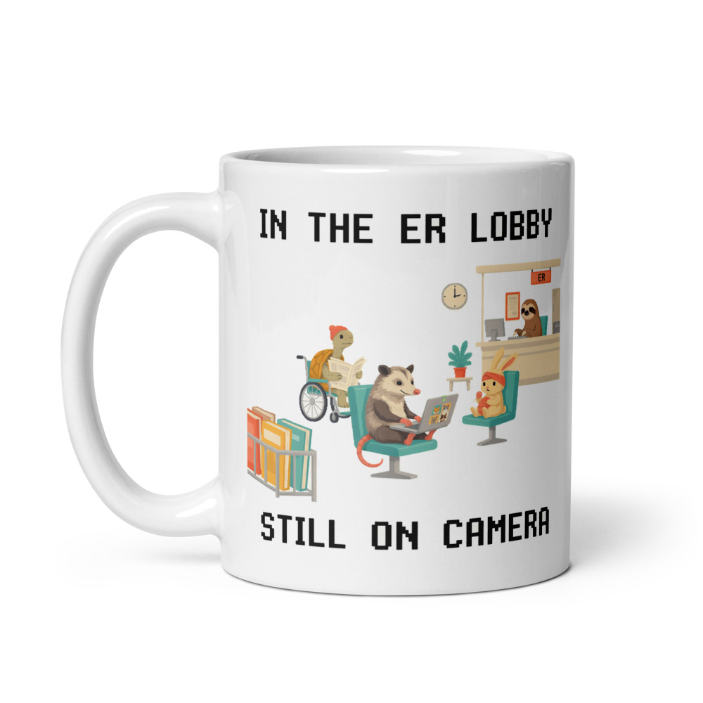 ER Lobby Opossum Mug