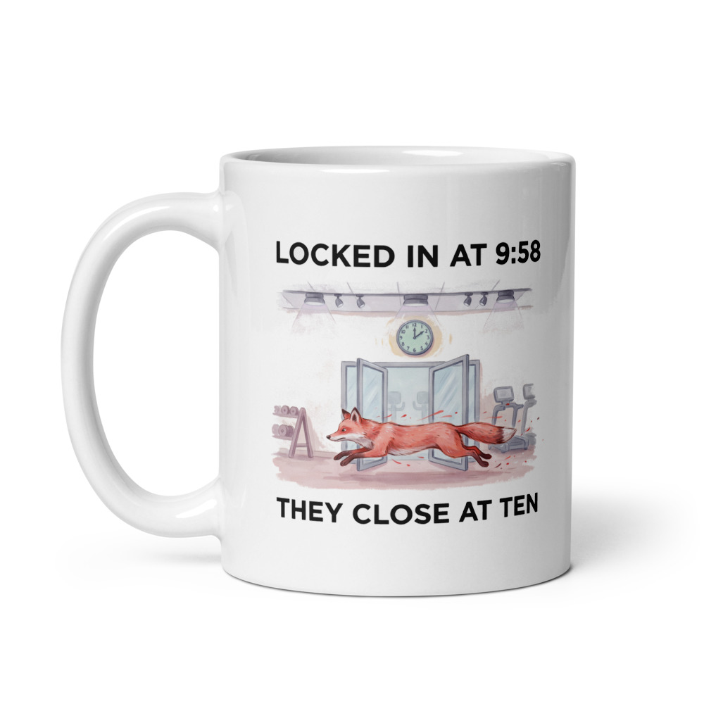 Late Lock In Fox Mug