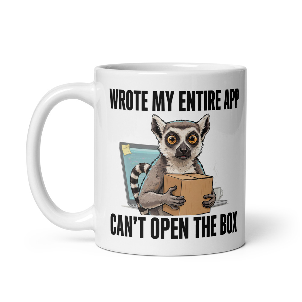 Box Problem Lemur Mug