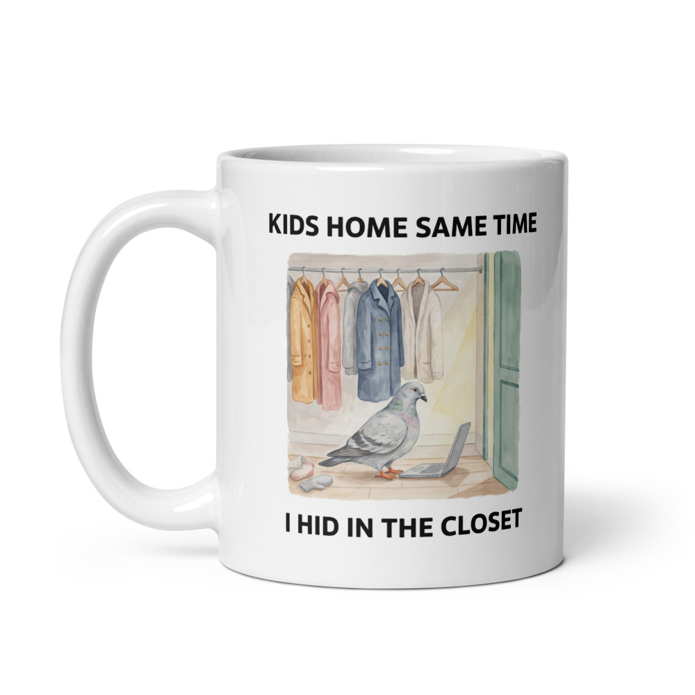 Closet Call Pigeon Mug