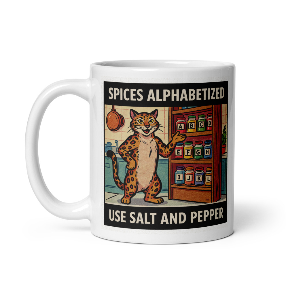 Alphabetized Spices Mug