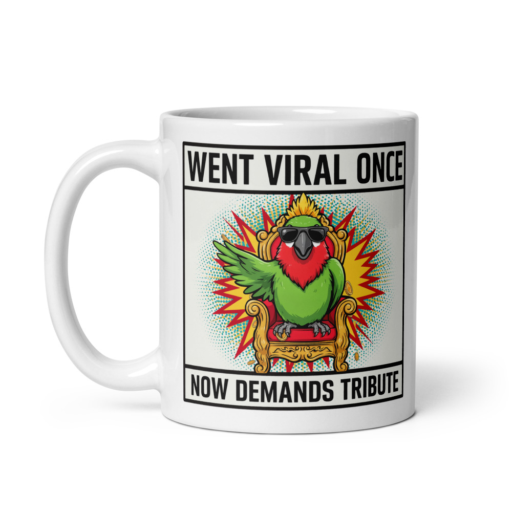 Viral Tribute Parrot Mug