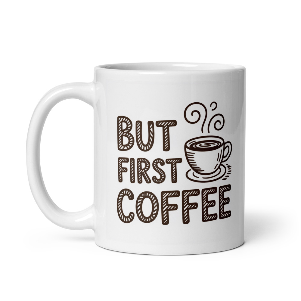 But First Coffee Doodle Mug