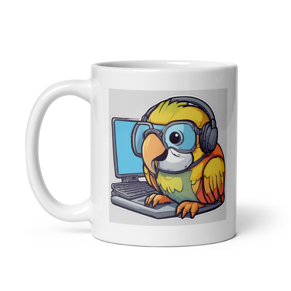 Support Parrot — Per My Last Email Mug