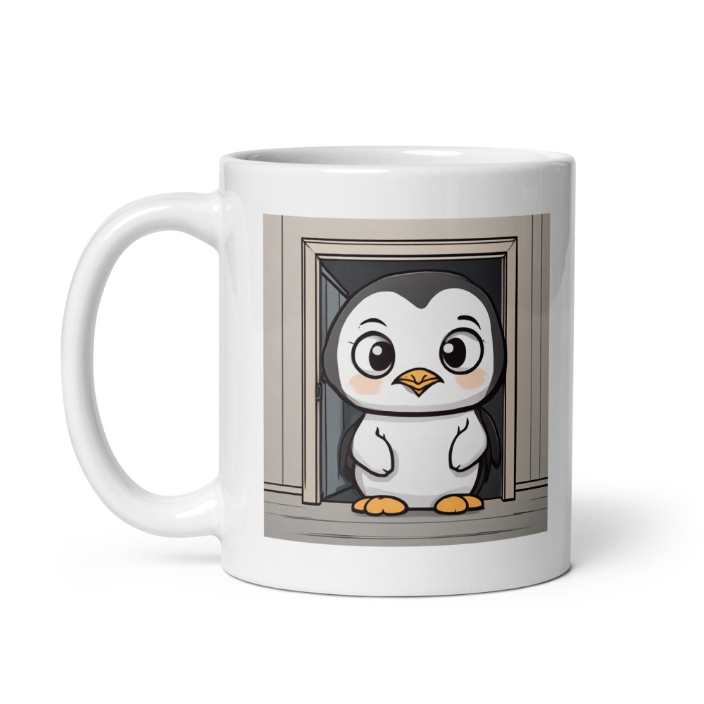 Clingy Penguin — Separation Anxiety Real Mug