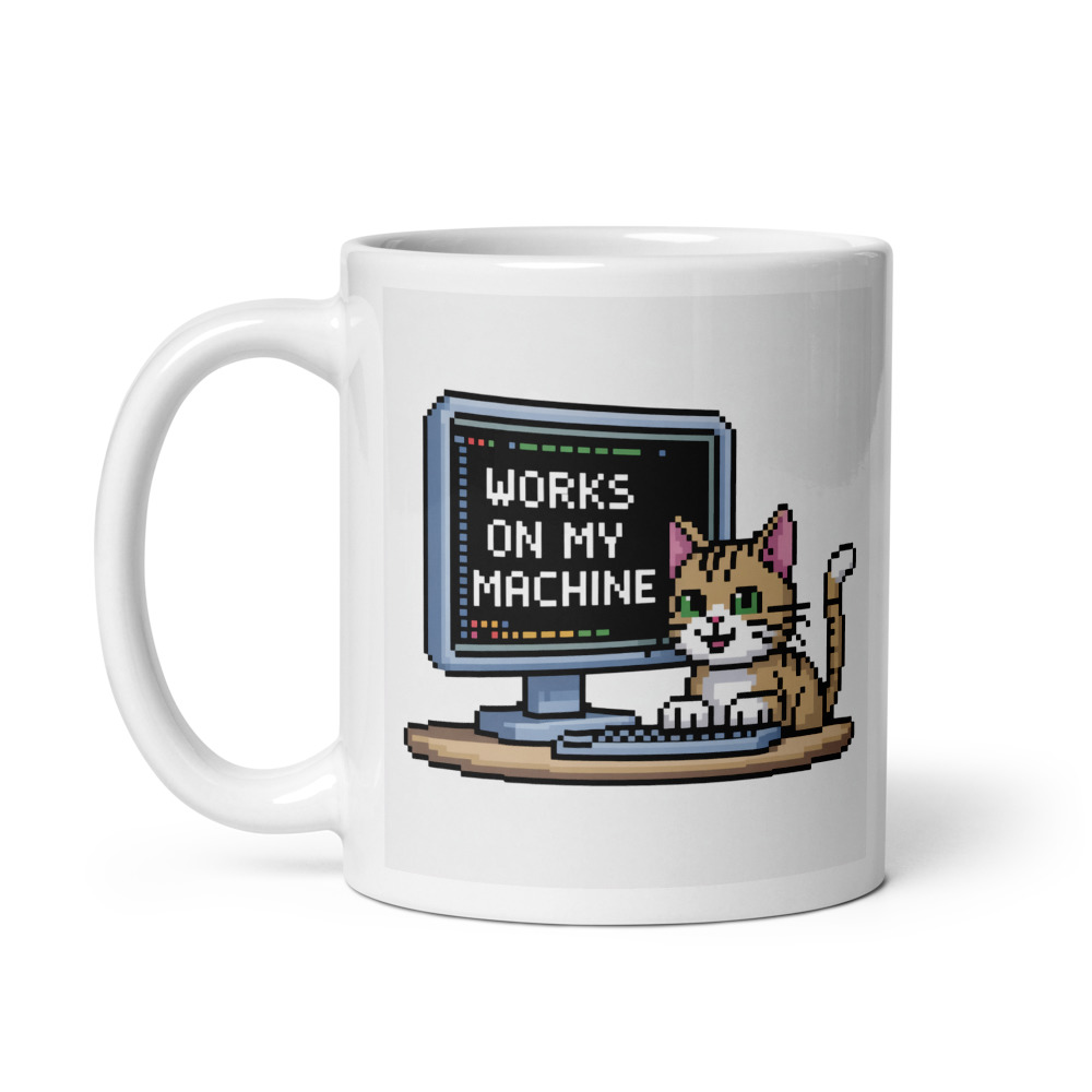 Pixel Dev Cat Mug