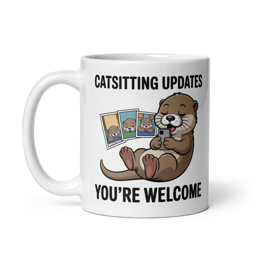 Catsitting Photo Spam Mug