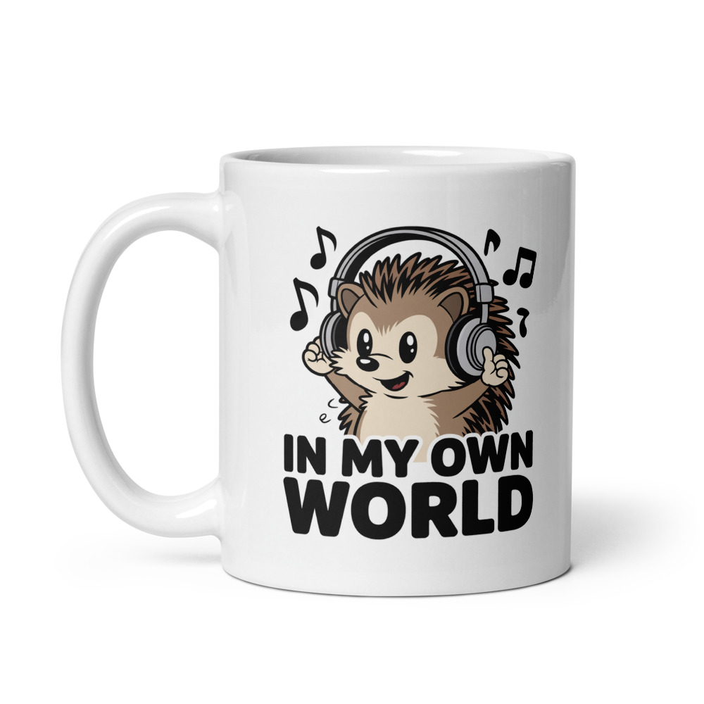 Vibe Mode Hedgehog Mug