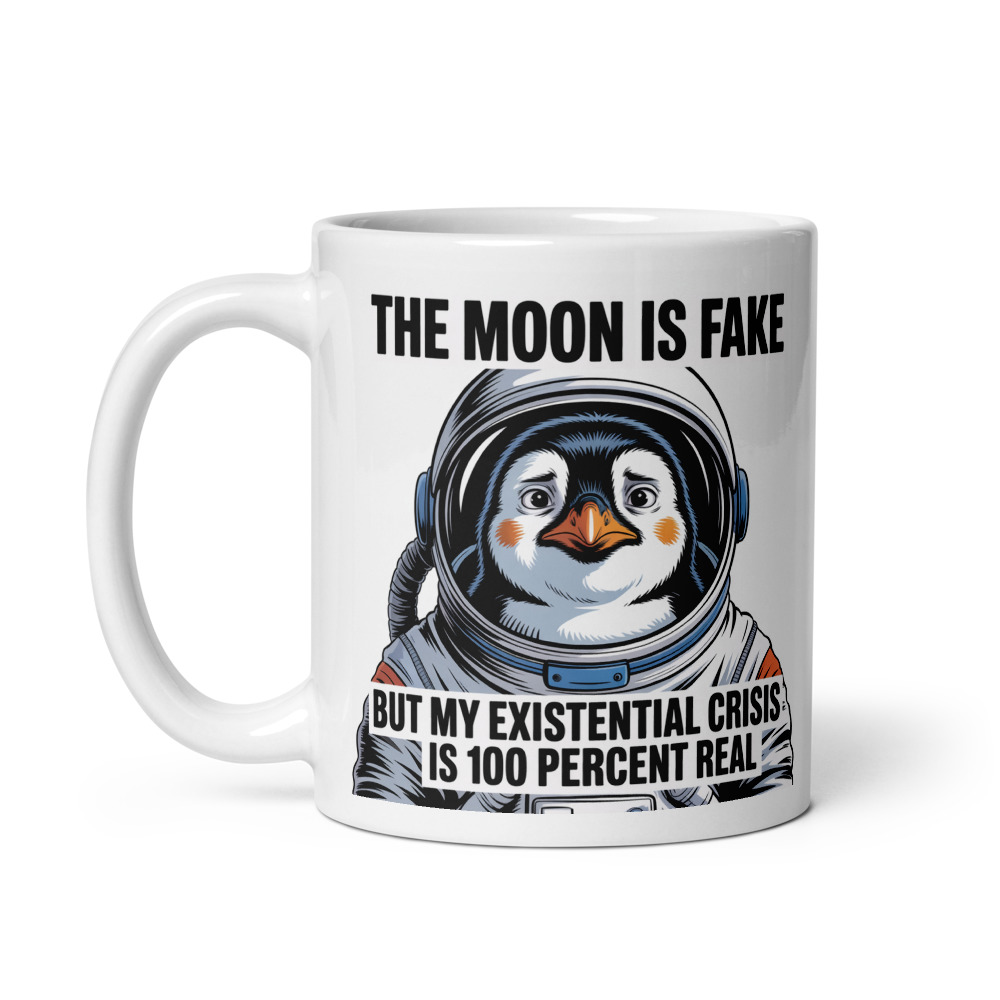Existential Penguin Mug