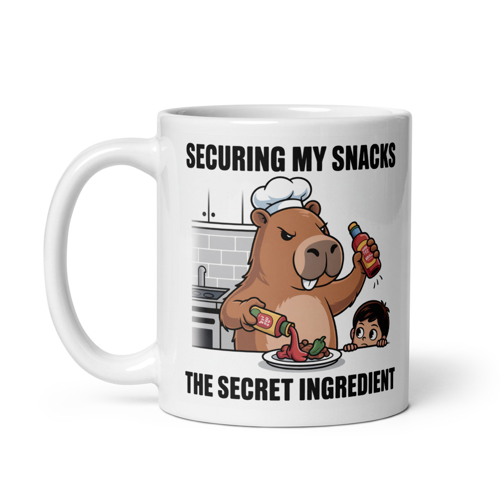 Securing My Snacks Mug