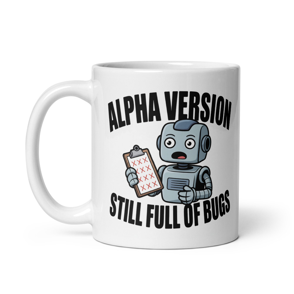 Alpha Version Panic Mug