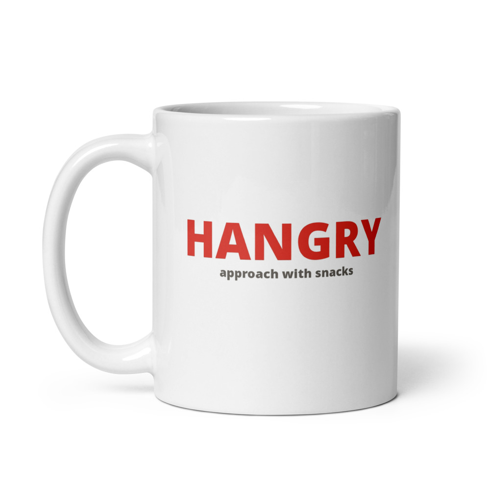 Hangry Approach With Snacks Mug