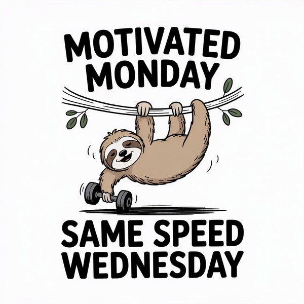Motivated Monday Sloth Mug