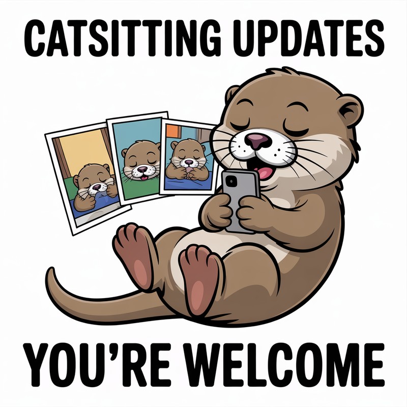 Catsitting Photo Spam Mug