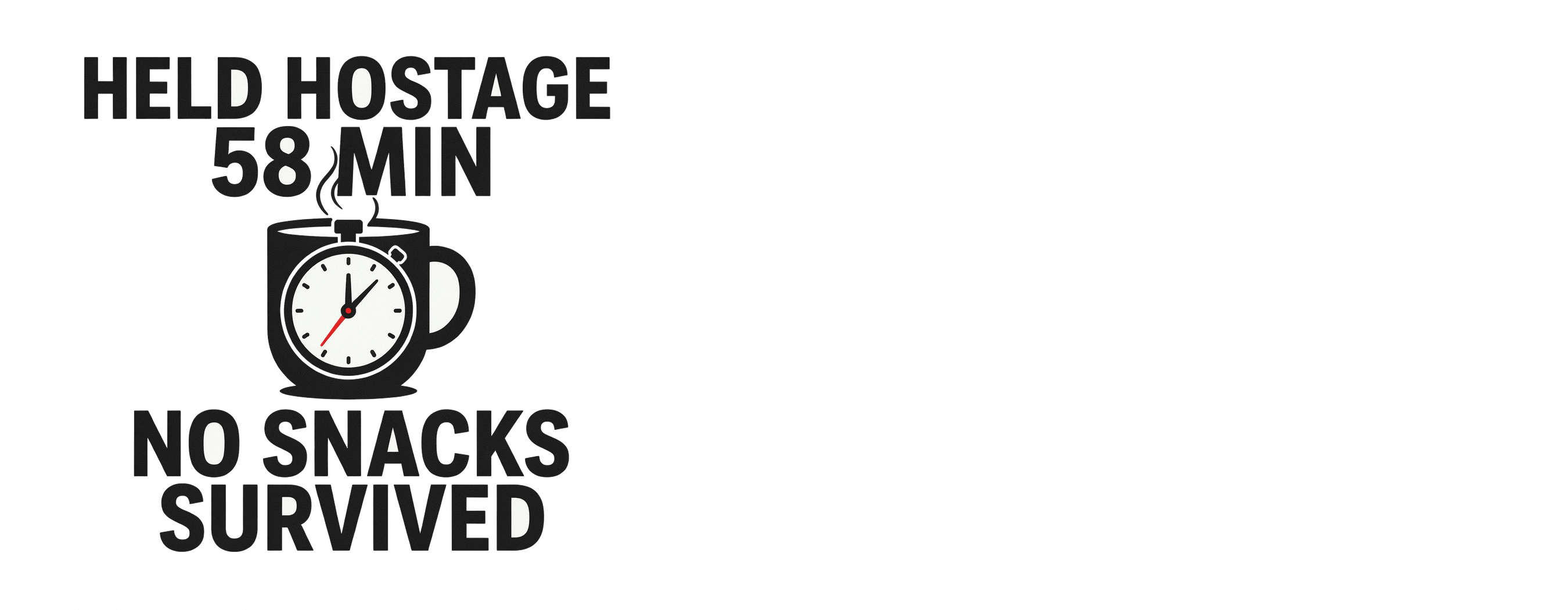 Hostage 58 Minutes Mug