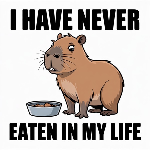Starving Capybara Energy Mug