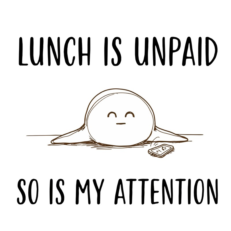 Unpaid Attention Blob Mug