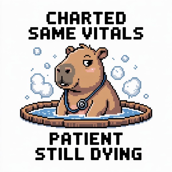 Charted Same Vitals Capybara Mug