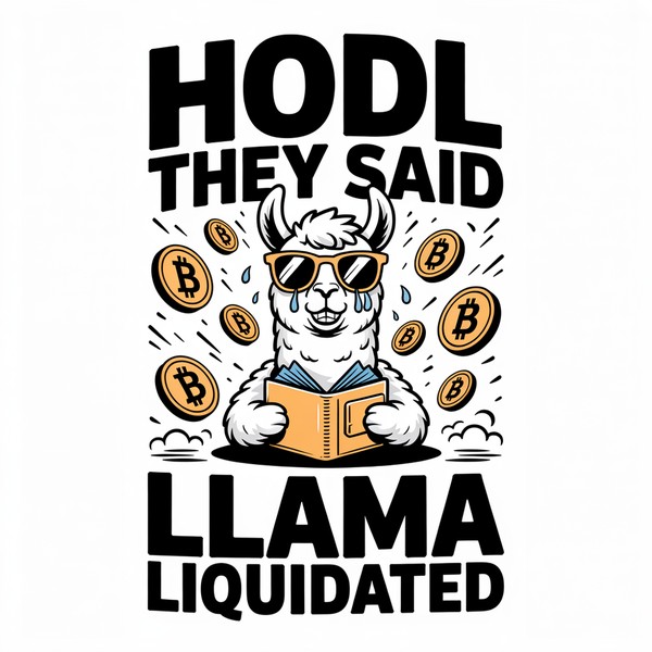 Hodl Llama Liquidated Mug