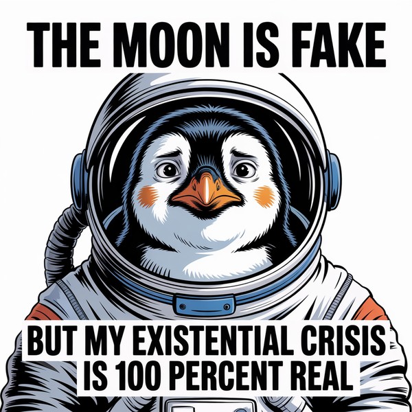 Existential Penguin Mug