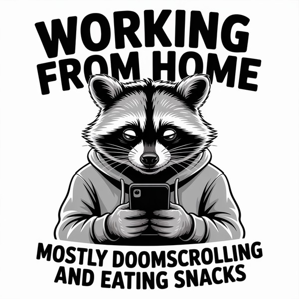 WFH Raccoon Mug