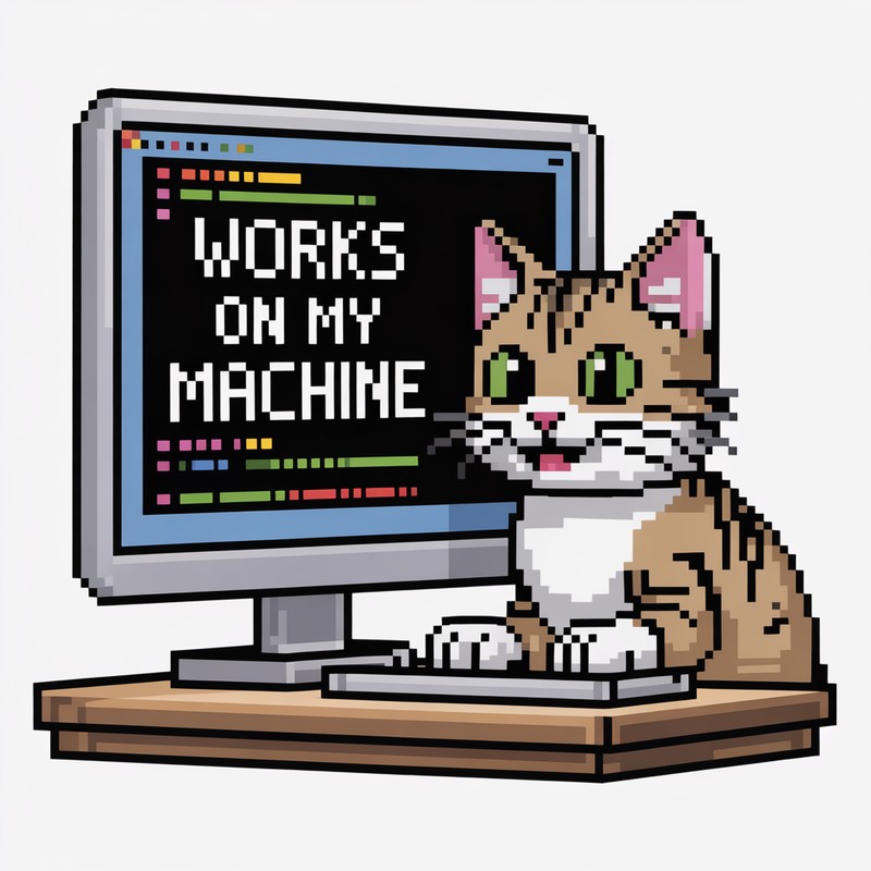 Pixel Dev Cat Mug