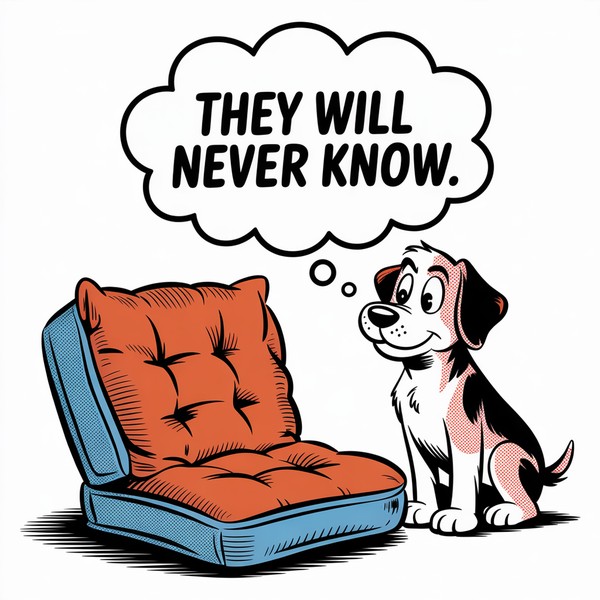 Guilty Dog Comic Mug