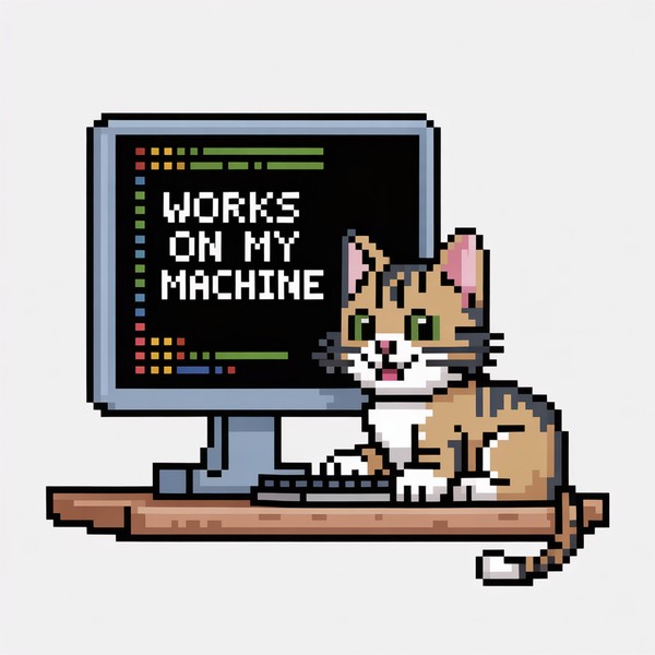 Pixel Dev Cat Mug