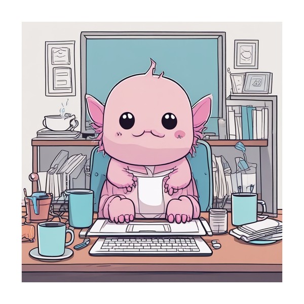 Stack Overflow Axolotl Mug