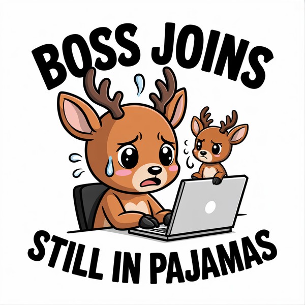 Boss Joins Pajama Panic Mug