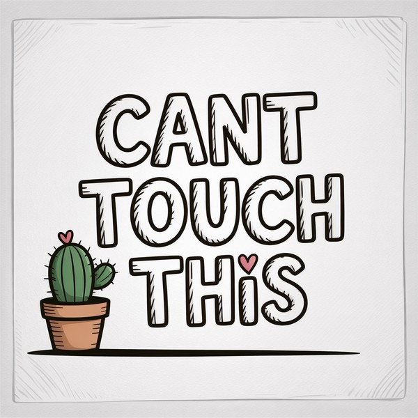Cactus Cant Touch Mug