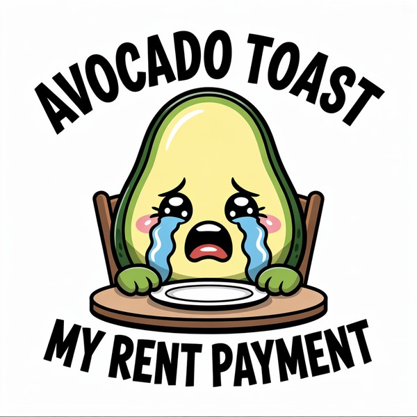 Avocado Toast Rent Crisis Mug