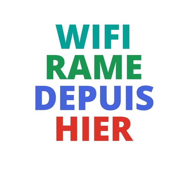 WIFI RAME DEPUIS HIER Mug
